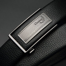 Signature Black Leather Belt A13012968J01